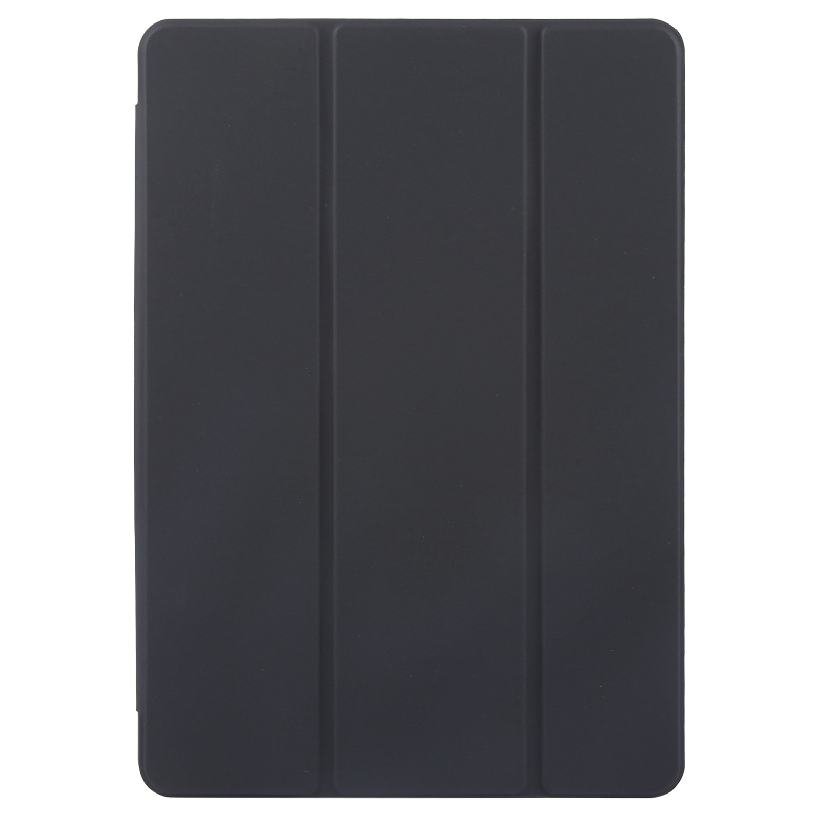 Husa tableta pentru Huawei MatePad Pro 12.2, silicon + piele PU, tip carte tri-fold, protectie anti-zgarieturi, acces complet la porturi, negru