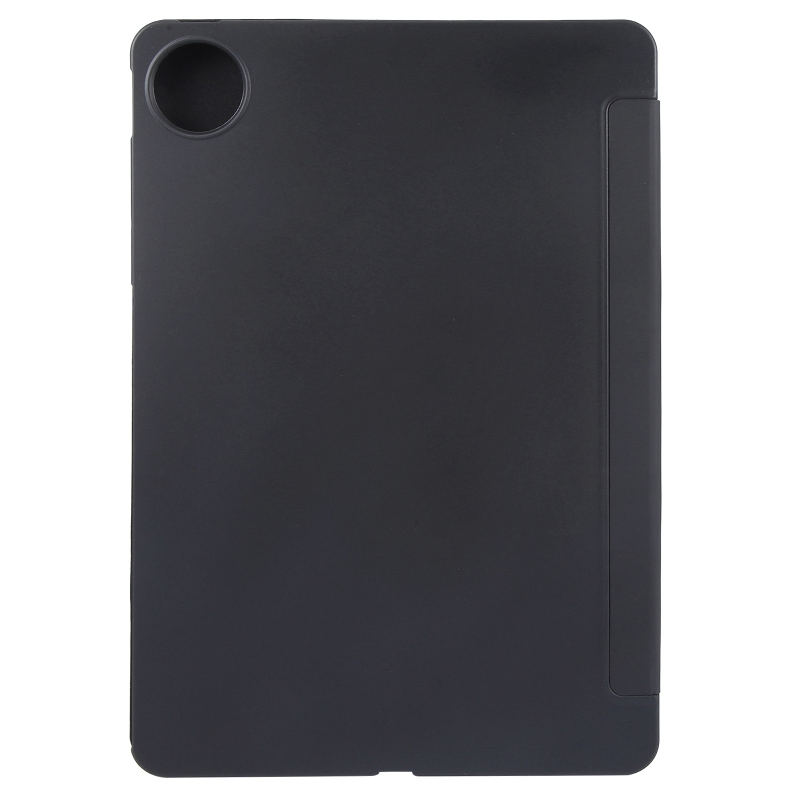 Husa tableta pentru Huawei MatePad Pro 12.2, silicon + piele PU, tip carte tri-fold, protectie anti-zgarieturi, acces complet la porturi, negru