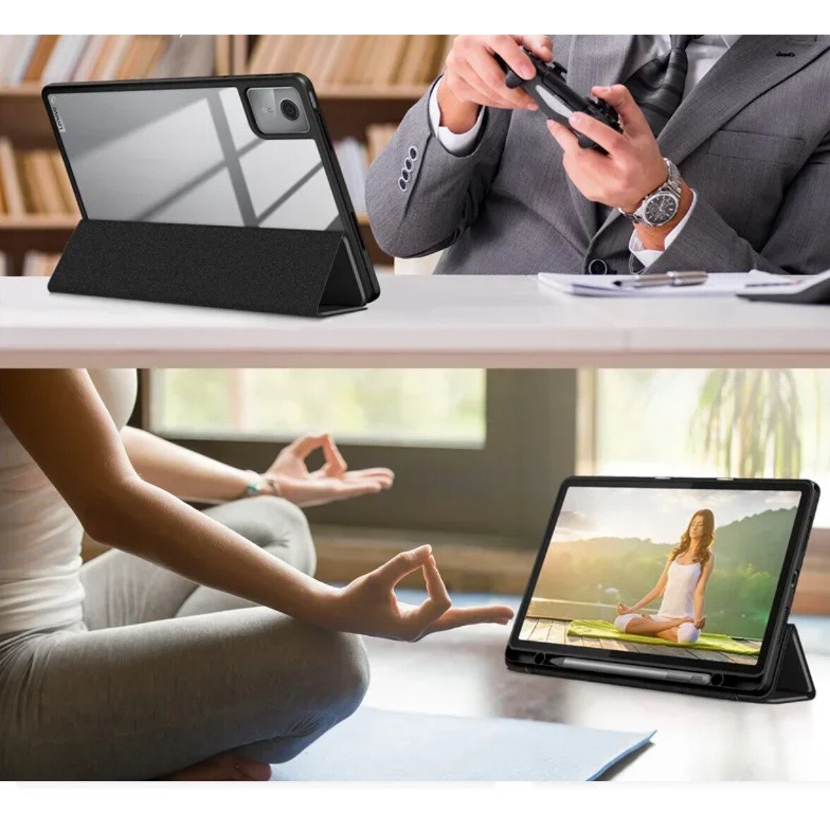 Husa transparenta pentru creioane pentru LENOVO Idea Tab ZAFR0378PL 11" 2025 TB336FU TB336ZU