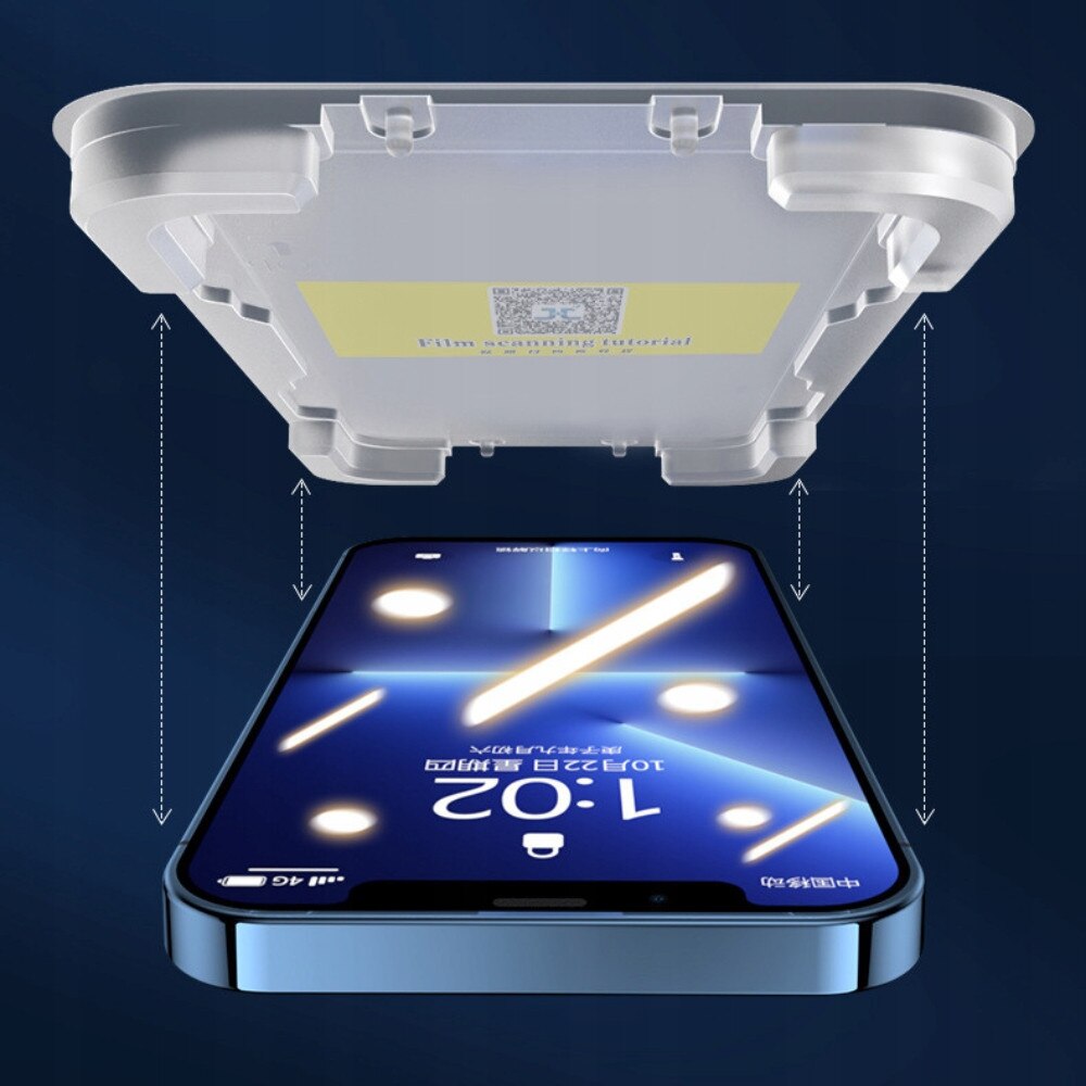 Folie de protectiem pentru Apple, iPhone 16 Pro, 3D, 9H, instalare usoara, neagra, set cu rama, sticla securizata, rezistenta la zgarieturi, transparenta, calitate superioara, potrivire perfecta