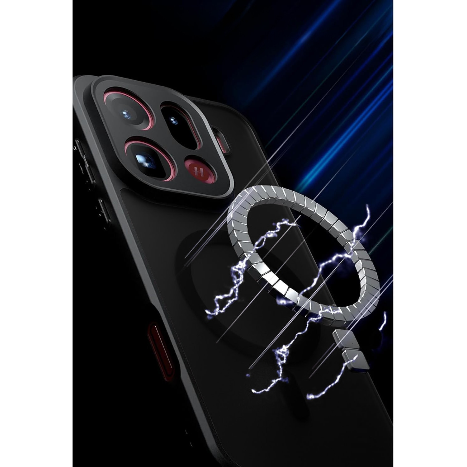 Husa Oppo Find X9 Pro, ERBORD Matt Case, hibrid, protectie solida, neagra