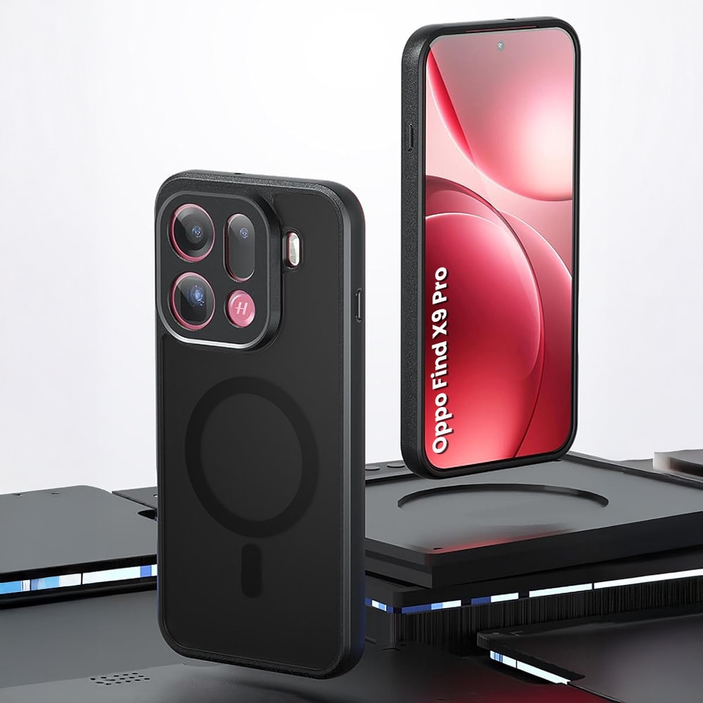 Husa Oppo Find X9 Pro, ERBORD Matt Case, hibrid, protectie solida, neagra