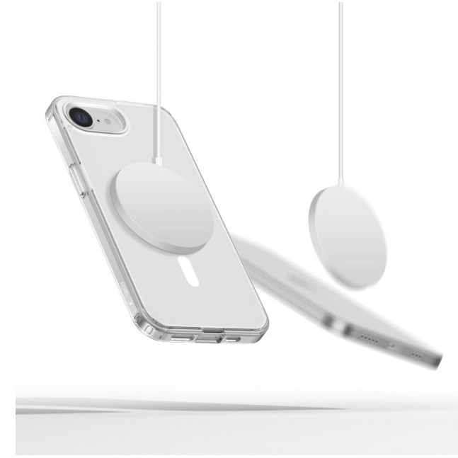 Husa Upzz Flexair Magsafe Compatibila Cu iPhone 16e, Tehnologie Air Cushion, Super Protectie, Transparenta