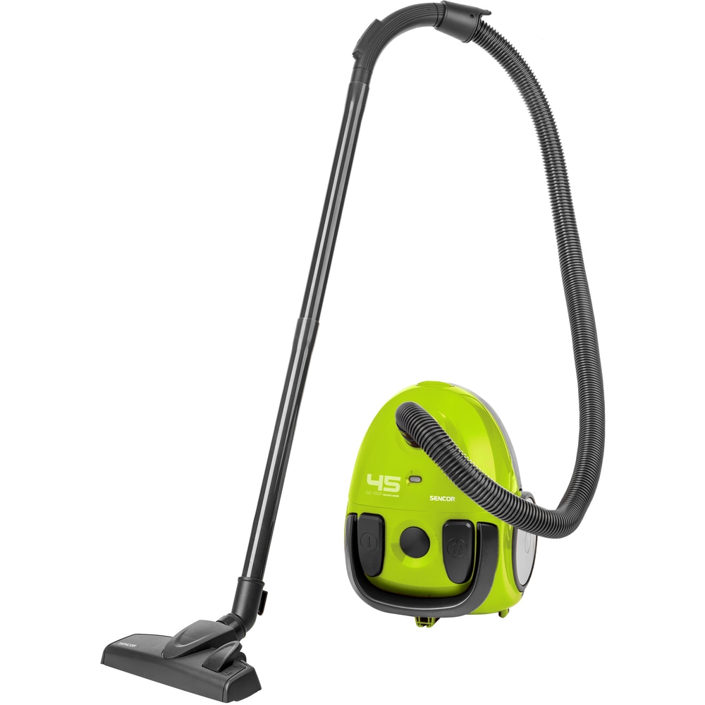 Aspirator cu sac de praf, Sencor, 850 W, Capacitate sac de praf 1,5 litri, Verde