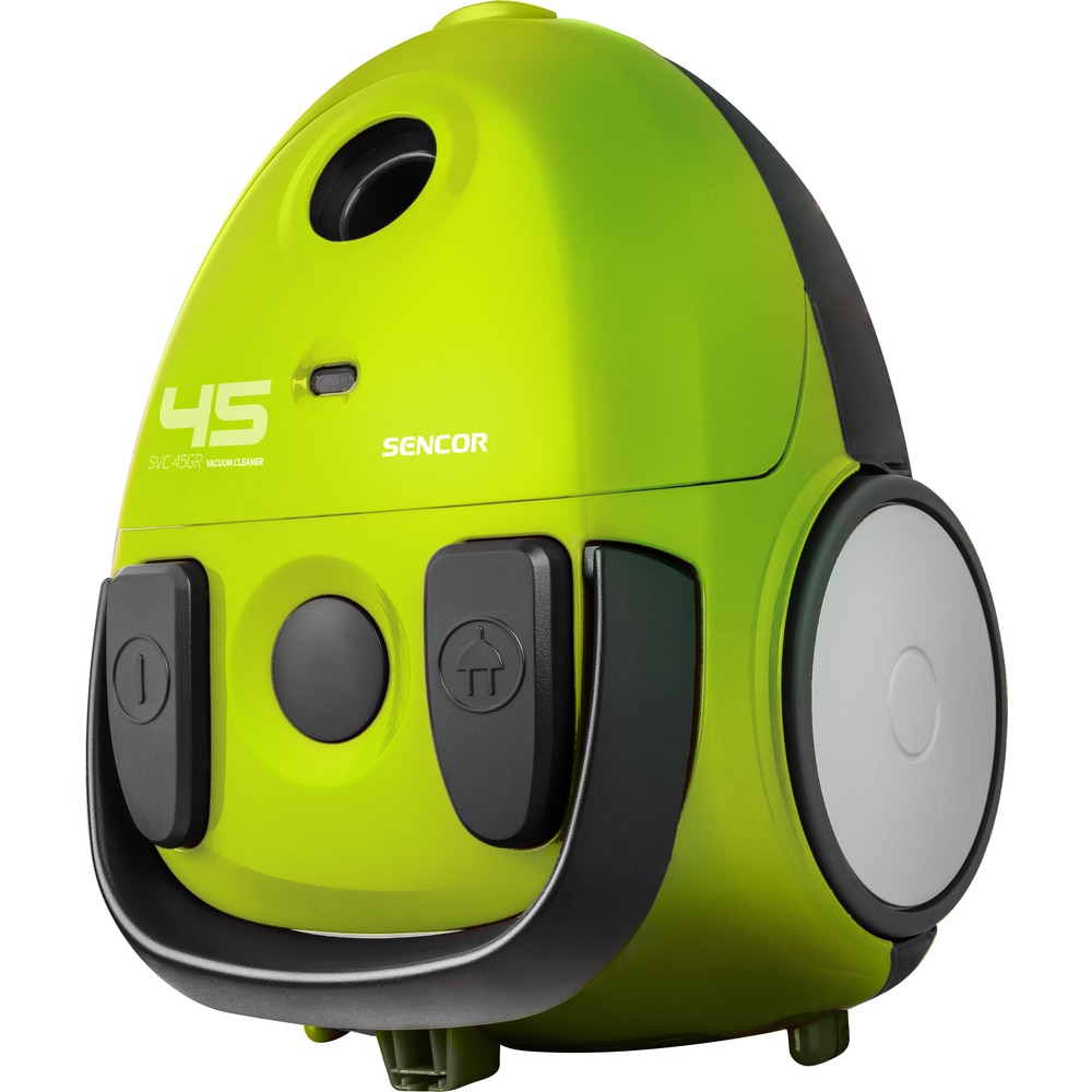 Aspirator cu sac de praf, Sencor, 850 W, Capacitate sac de praf 1,5 litri, Verde