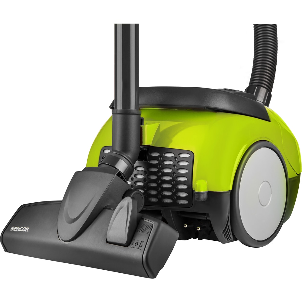 Aspirator cu sac de praf, Sencor, 850 W, Capacitate sac de praf 1,5 litri, Verde
