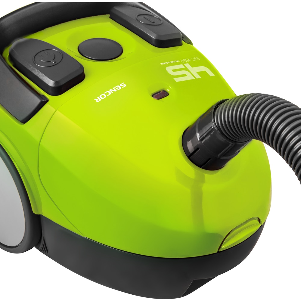 Aspirator cu sac de praf, Sencor, 850 W, Capacitate sac de praf 1,5 litri, Verde