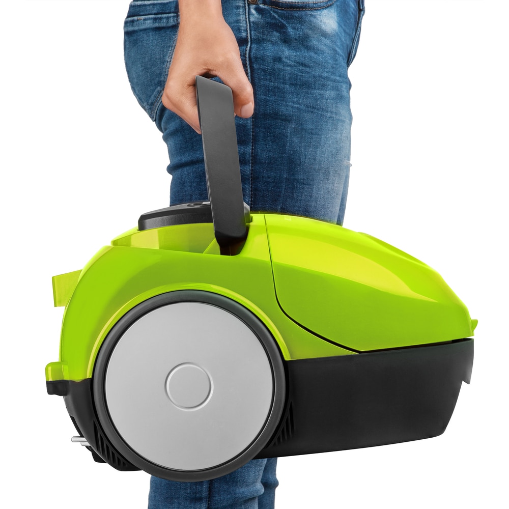 Aspirator cu sac de praf, Sencor, 850 W, Capacitate sac de praf 1,5 litri, Verde