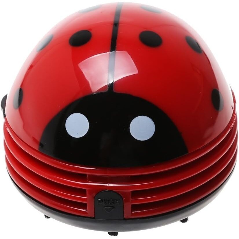 Aspirator desktop mini portabil, design cartoon, multicolor