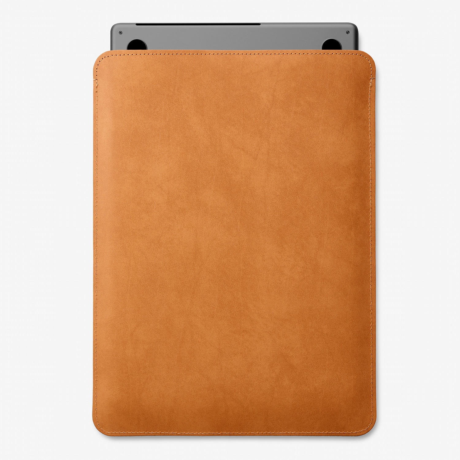 Husa pentru MacBook 14 PRO M3 Baltan Sleeve 14 inch din piele naturala premium rezistenta la apa, maro