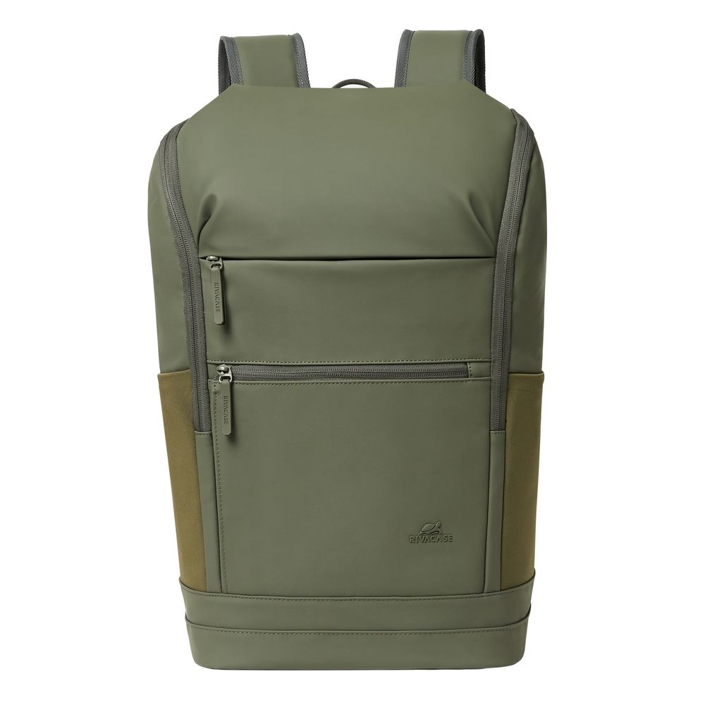 Rucsac urban RivaCase, 20L verde masliniu 470x270x170mm