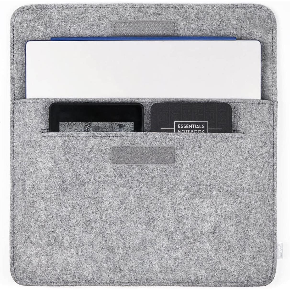Husa laptop din fetru, Enforose, 14", 15" MacBook Pro, design subtire, rezistent la apa, gri inchis