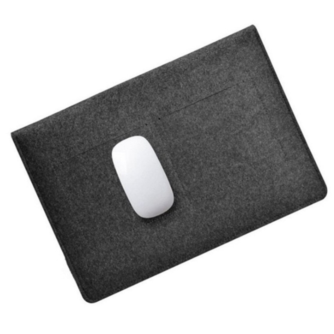 Husa laptop, Enforose, design slim, rezistent la apa si socuri, gri inchis, 14"