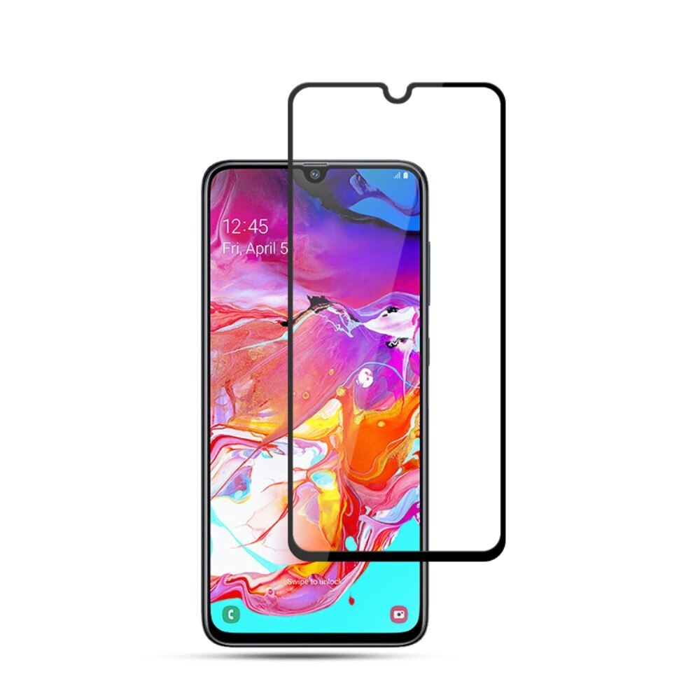 Folie Sticla Flippy® pentru Samsung A70 111D Negru