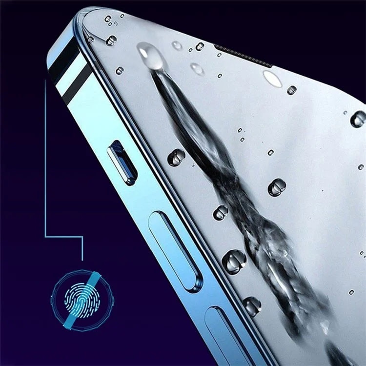 Folie protectie ecran sticla securizata 9H anti-spion iPhone 14 Pro Max 15 Pro 16 Pro, transparenta, full screen