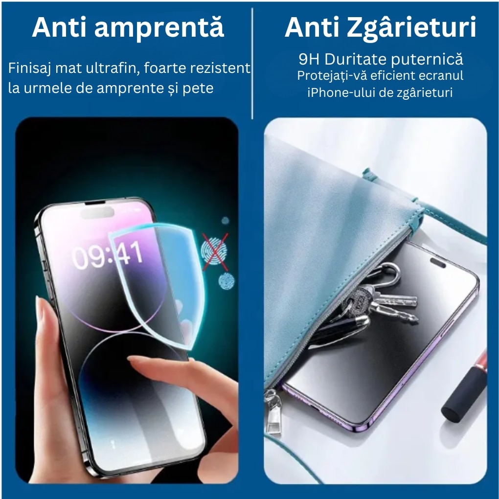 Folie STICLA compatibila cu Iphone SE/ 7/ 8, Calitate Premium, Full Cover