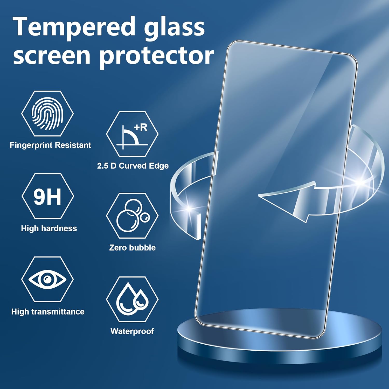 Set 2 folii protectie ecran, sticla temperata 9H, transparent, compatibile cu Xiaomi 15T 15T Pro