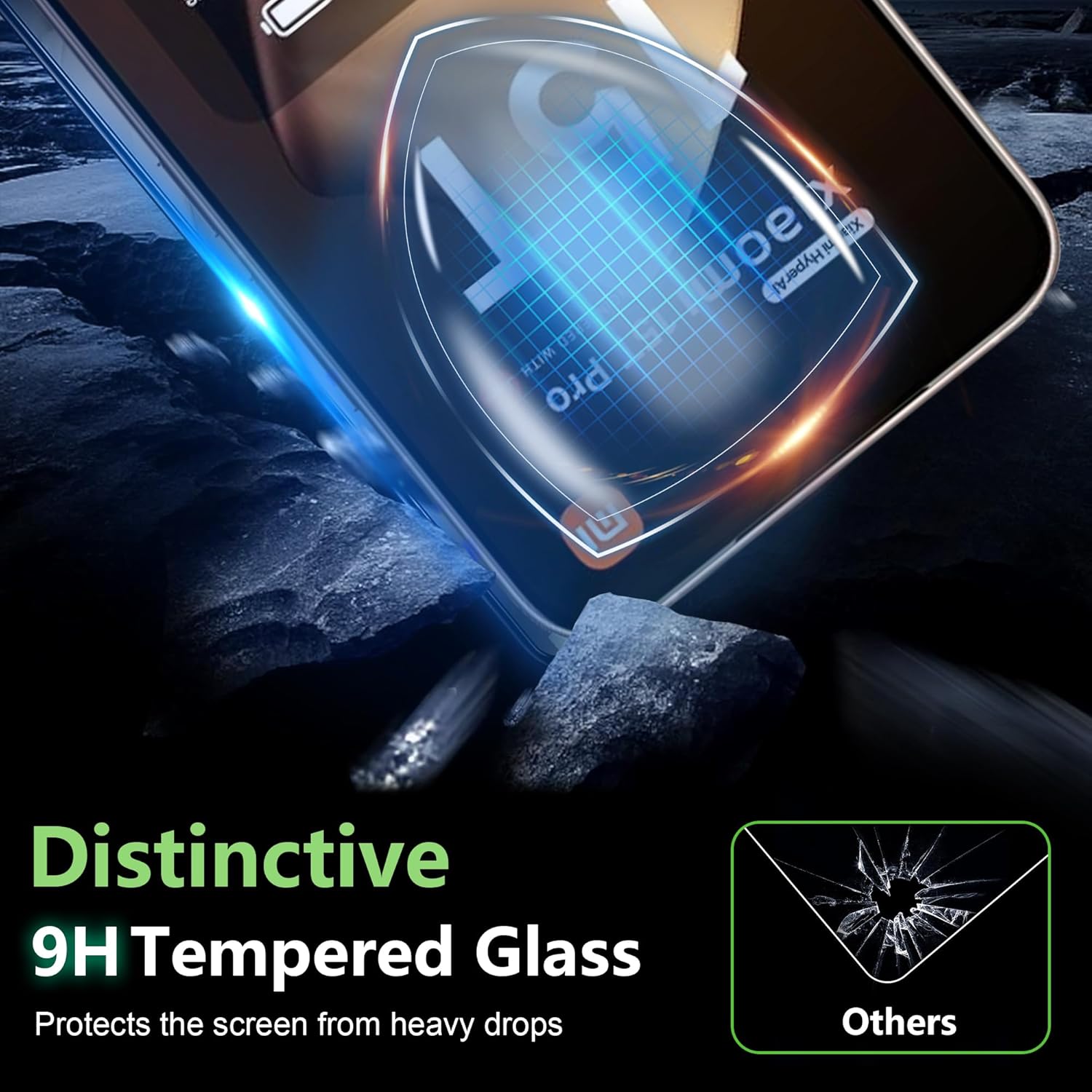 Set 2 folii protectie ecran, sticla temperata 9H, transparent, compatibile cu Xiaomi 15T 15T Pro