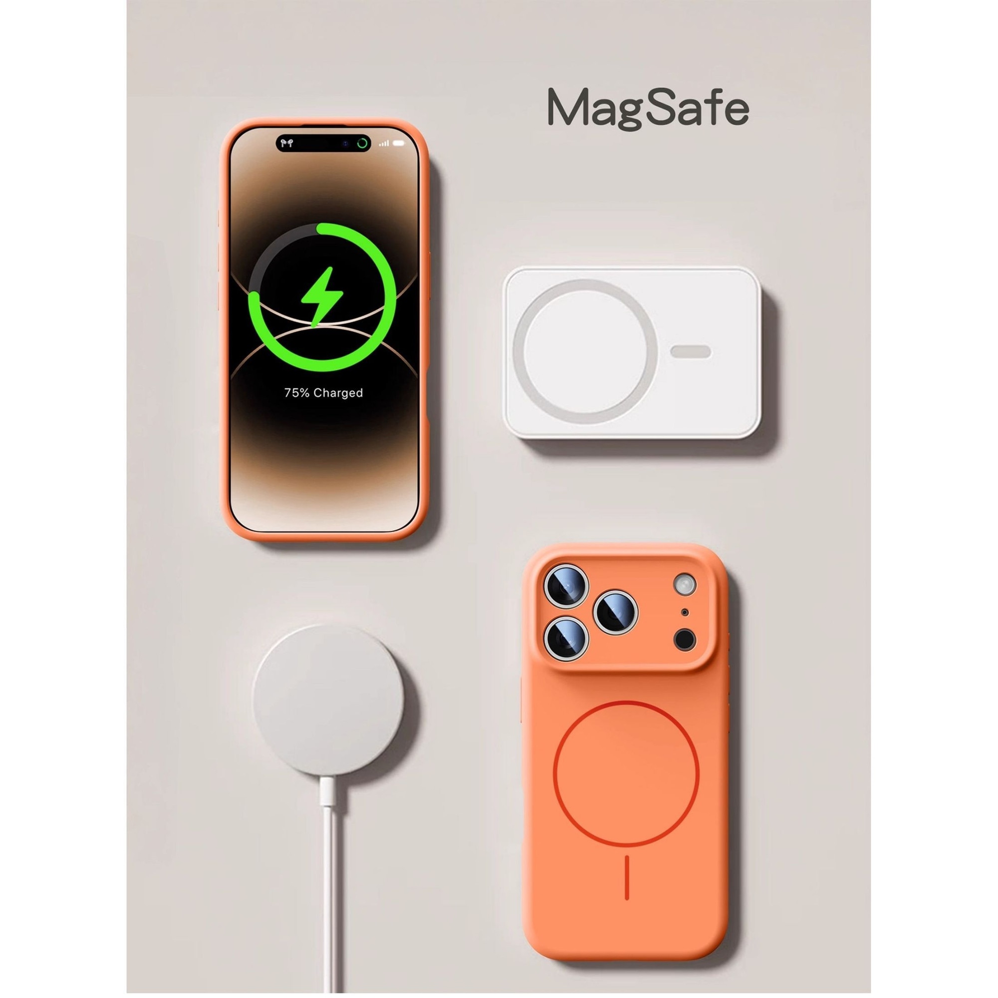 Husă de protecție, SZGULAIKE, pentru iPhone 17 Pro Max, silicon, roz închis, compatibilă MagSafe, interior din microfibra