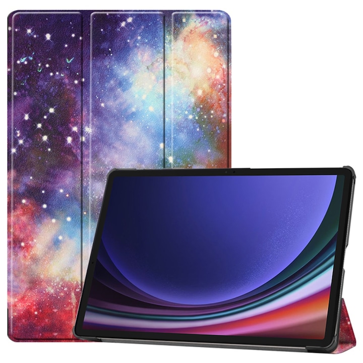 Husa pentru Samsung Galaxy Tab S9+ Plus / S9 FE+ Plus, Tab S10 Plus 12.4 inch Slim UltraLight functie sleep/wake-up, Aiyando, galaxy