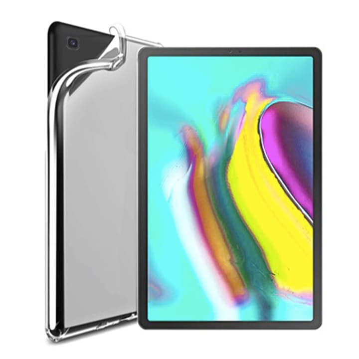 Husa tableta din silicon pentru Apple iPad Pro 11, Optim Protection, Clear Case, Transparent