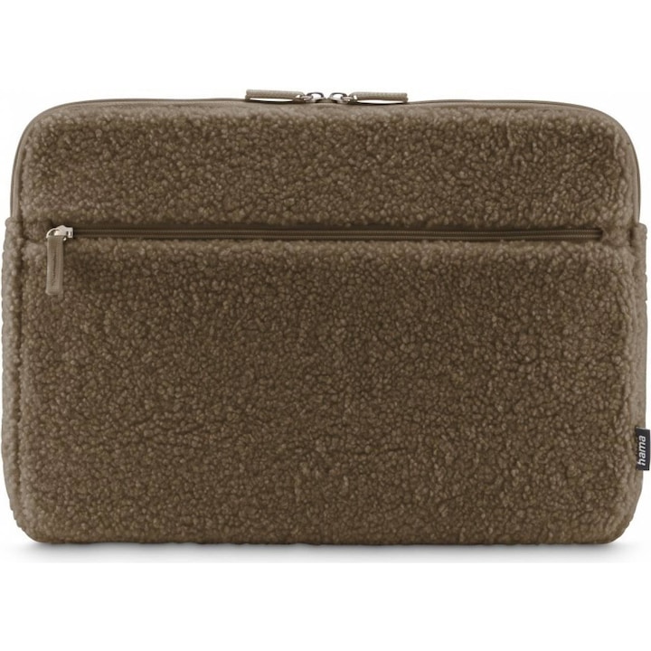 Husa pentru laptop Hama Cozy, 36-40 cm, poliester, culoare mocca, compactă