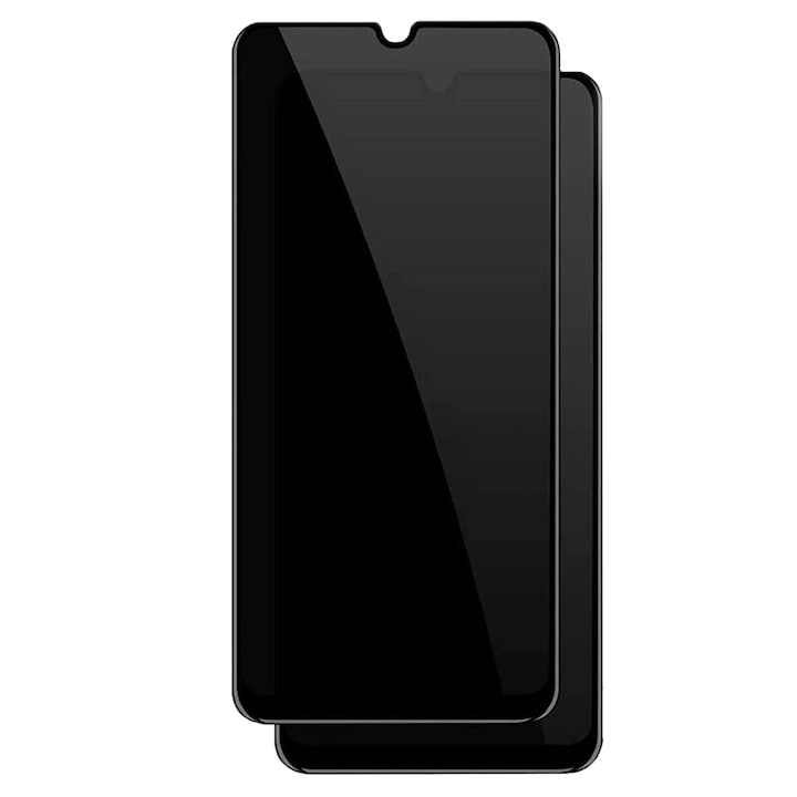 Folie din sticla securizata compatibila cu Pixel 9 Pro XL 5G, Privacy, Anti-spy, Full Screen, Full Cover, HD Clarity, 6X Stronger Premium Glass, Neagra