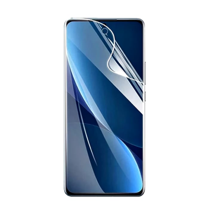 Folie de protectie transparenta compatibila cu Samsung Galaxy A04S, Fata, HQClear, Regenerabila, silicon