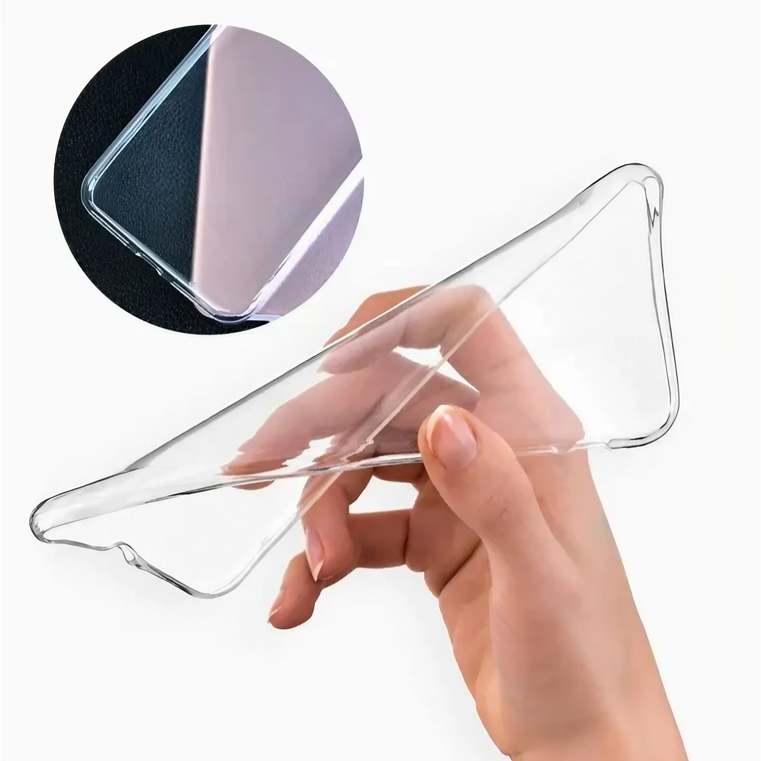 Husa de Protectie, Flippy, pentru Motorola Moto G24, TPU, Antisoc, Rezistenta la Impact, Transparenta