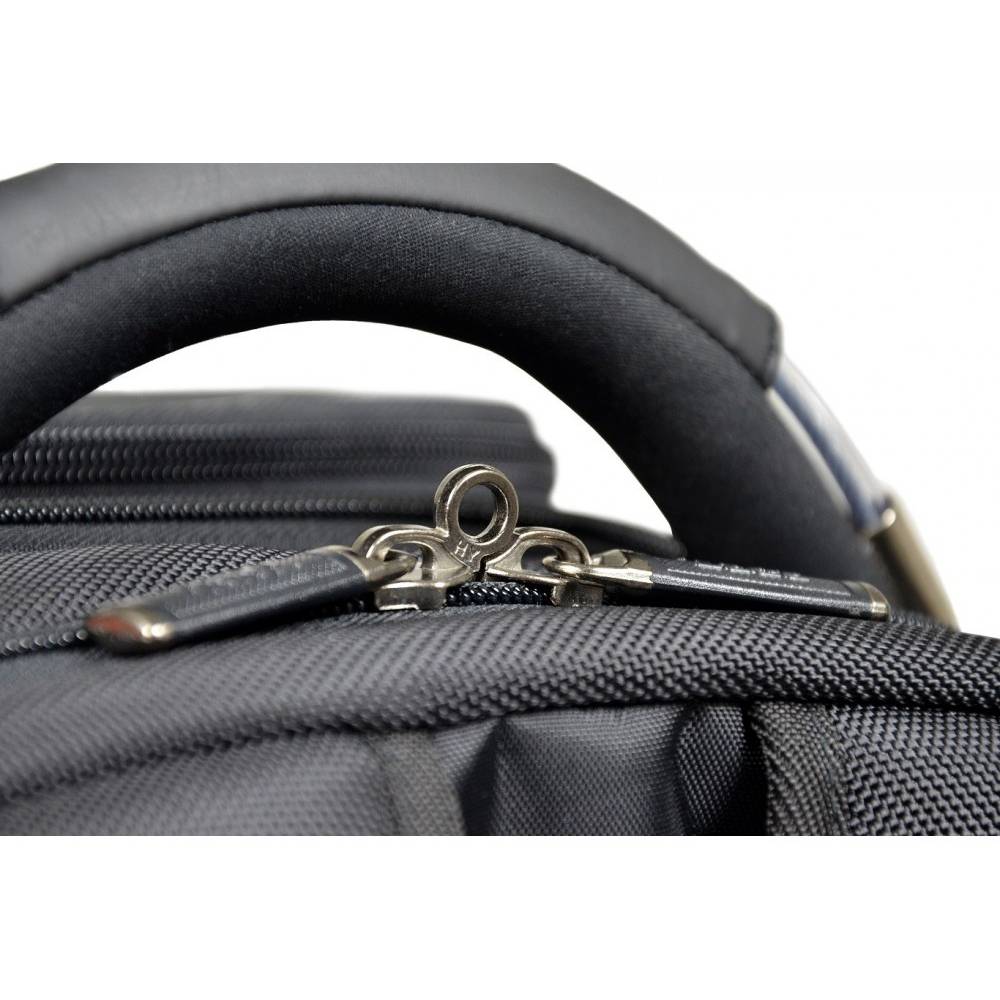 Rucsac pentru notebook, Port Designs, Poliester, Melbourne, husa de ploaie, protectie RFID, 15,6", Negru