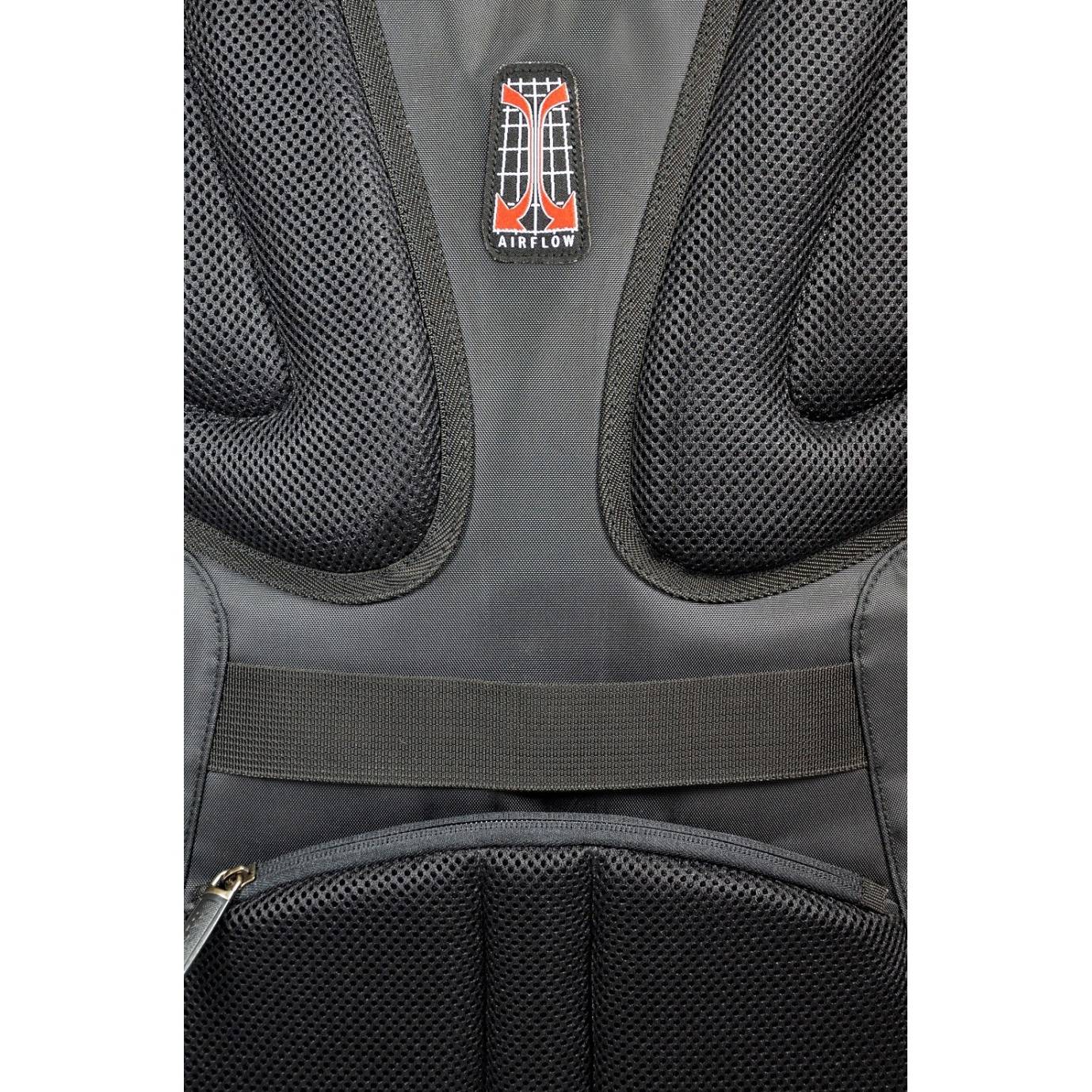 Rucsac pentru notebook, Port Designs, Poliester, Melbourne, husa de ploaie, protectie RFID, 15,6", Negru