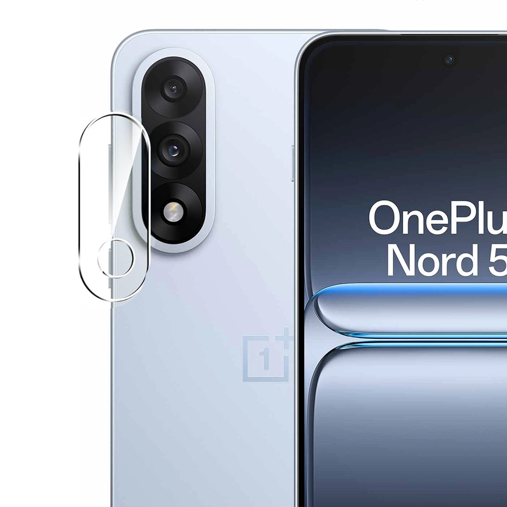 Set 2x Folii protectie camera OnePlus Nord 5 5G, ERBORD, transparent, 9H, compatibil cu majoritatea etuiurilor
