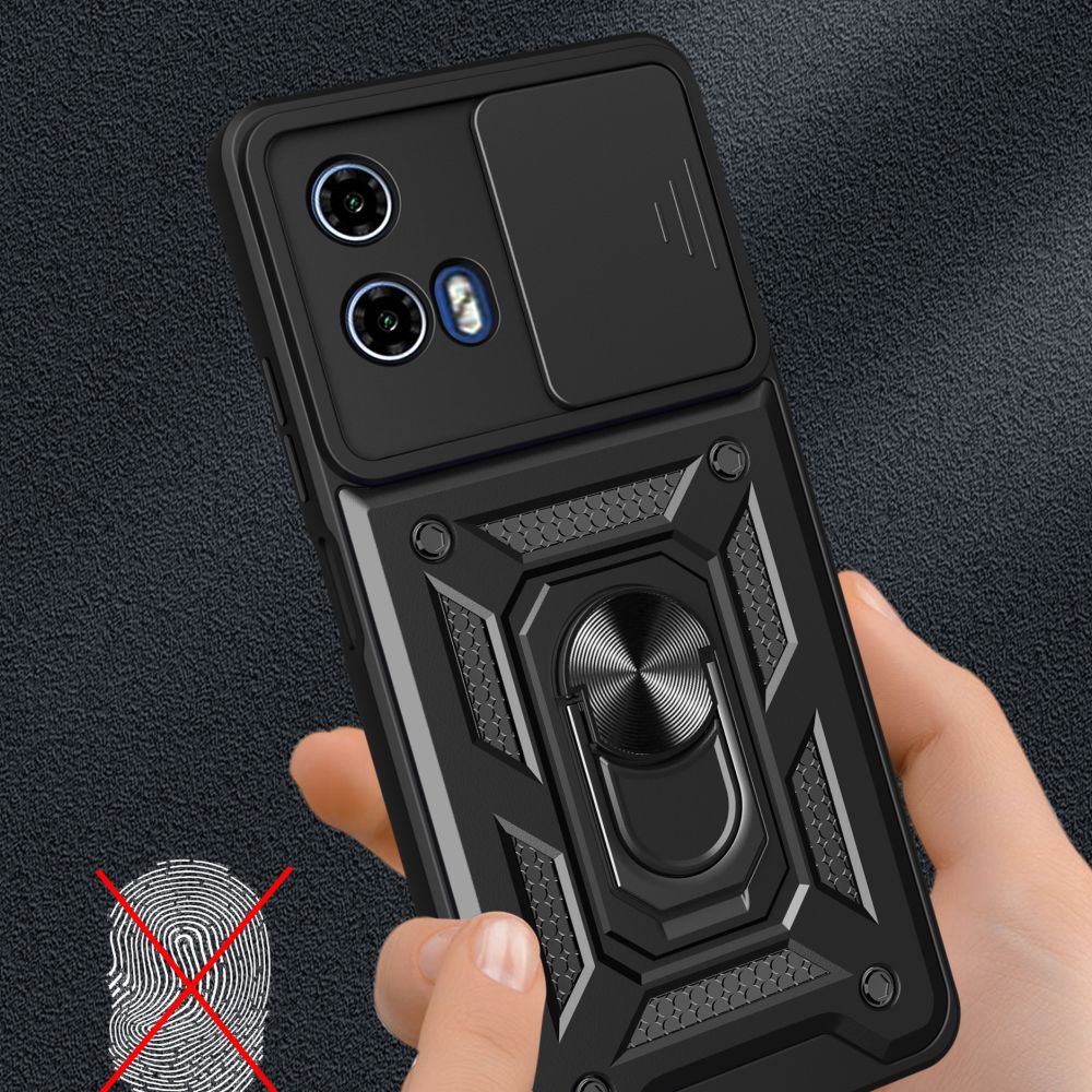 Carcasa TECH-PROTECT Cam Shield Pro compatibila cu Motorola Moto G04 / G24 / G24 Power Black