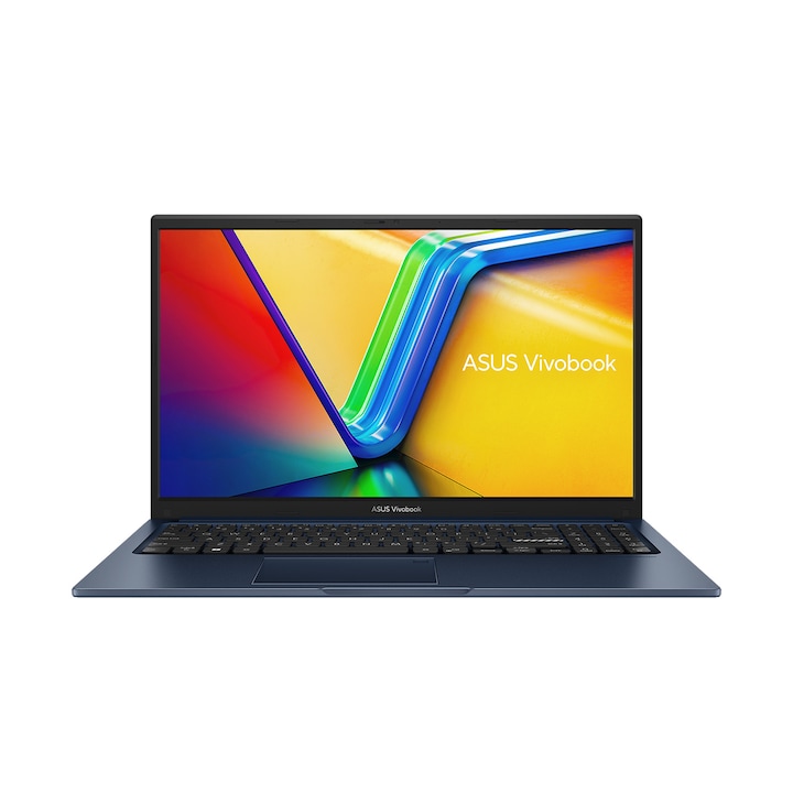 Laptop, ASUS, Vivobook 15, X1504,15.6 inch, Full HD, Intel Core i5-1235U, 10 nuclee, Intel Iris Xe Graphics, 16GB DDR4, no os. albastru