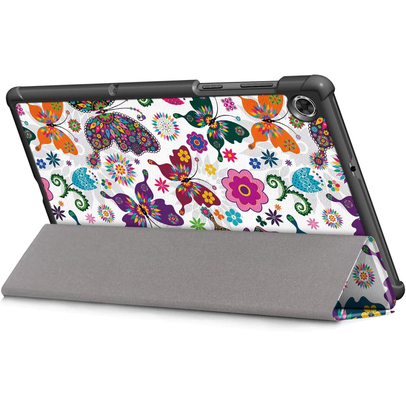 Husa Slim Sigloo, Smart Cover, Trifold, pentru tableta Huawei Matepad 11 (2021), 10.95 inch, model Butterfly