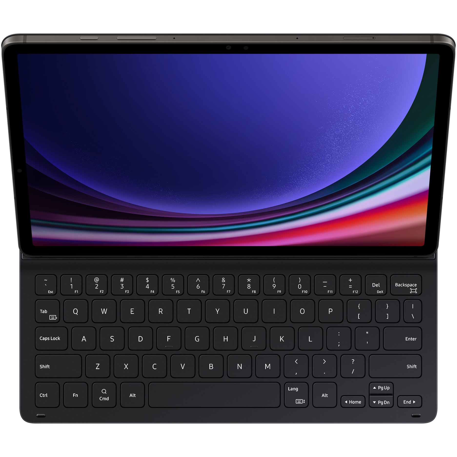 Husa de protectie Samsung Book Cover Keyboard pentru Galaxy SlimTab S9, Black