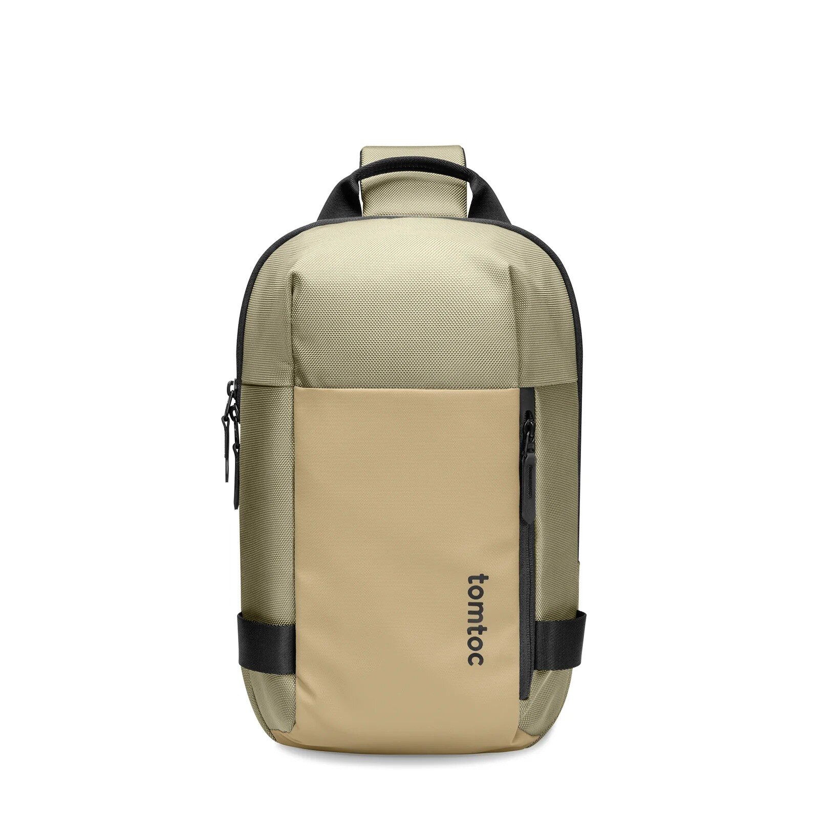 Rucsac geanta de umar Tomtoc Navigator-T24 Sling Bag M, Spatiu pentru laptop si accesorii, Khaki