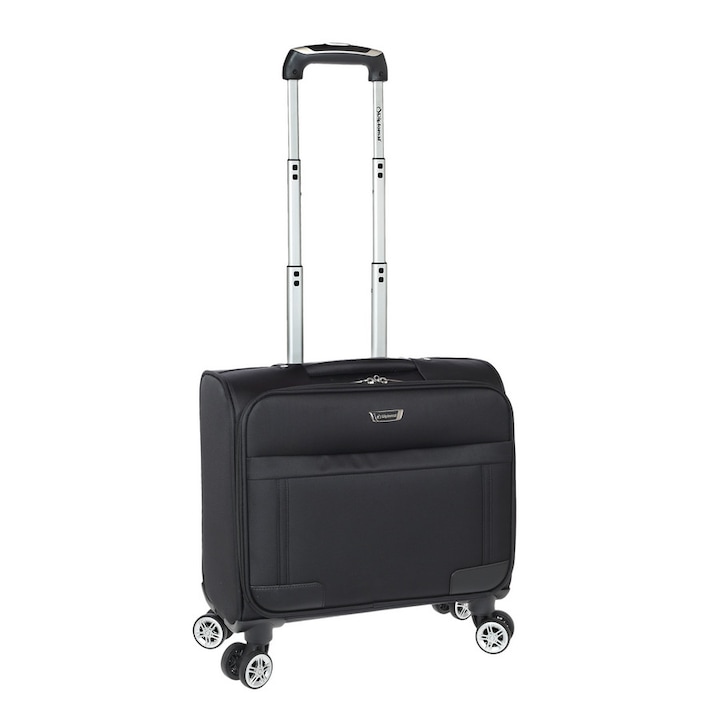 Servieta de laptop cu role, Diplomat, ZC 998 - 41SW, 15.6', Negru