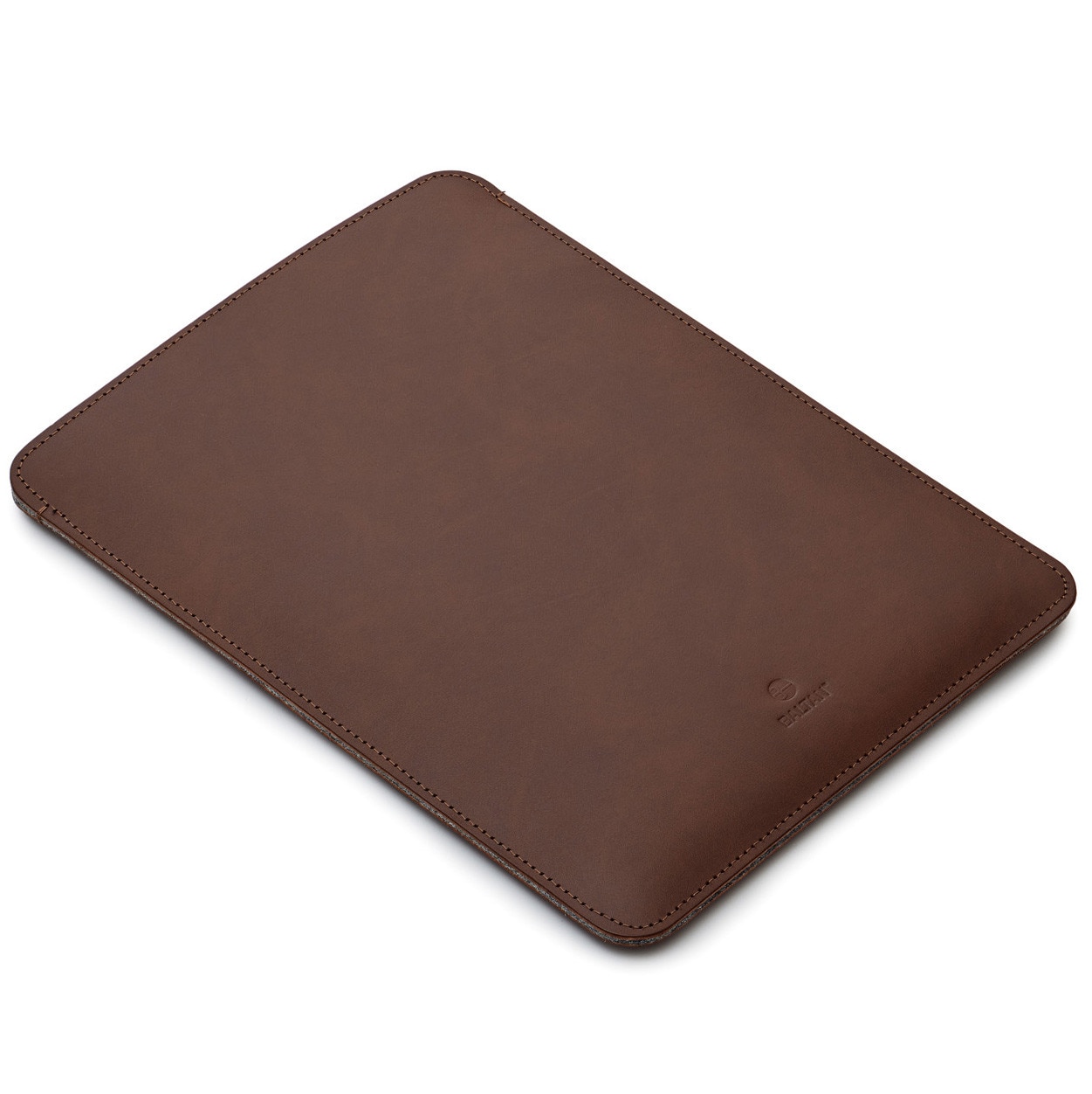 Husa pentru MacBook Air 15 M3 Baltan Sleeve 15 inch din piele naturala premium rezistenta la apa, maro inchis