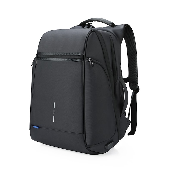 Rucsac laptop 17", business pentru calatorii, cu port de incarcare USB, VGOAL, 32.5x20x48 cm, Negru