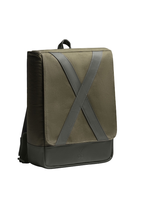KAFT, Rucsac unisex cu finisaj rezistent la apa, Verde padure