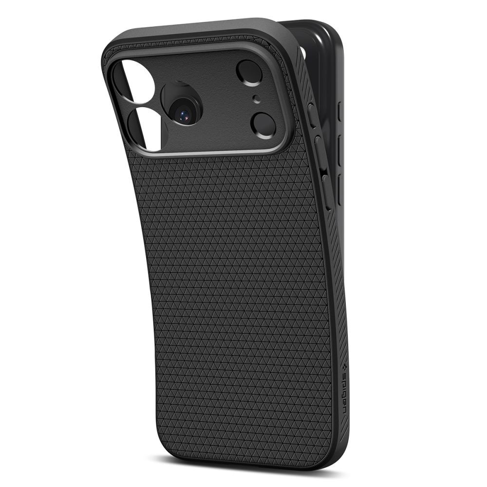 Husa pentru iPhone 17 Pro Max - Spigen Liquid Air - Matte Black
