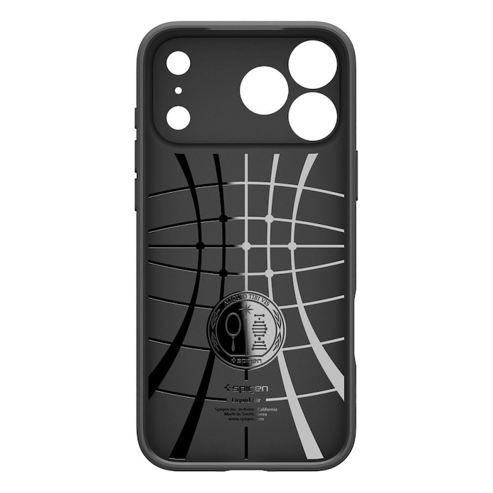 Husa pentru iPhone 17 Pro Max - Spigen Liquid Air - Matte Black
