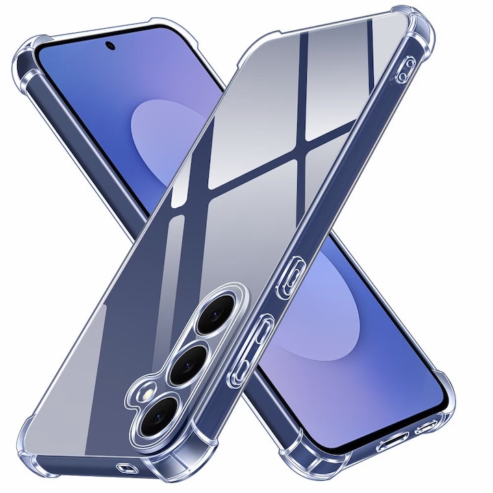Husa pentru Samsung S26 Plus DaDen Antishock, Ultra Protection, Protectie colturi, Anti soc, Rezistenta la impact, Transparenta