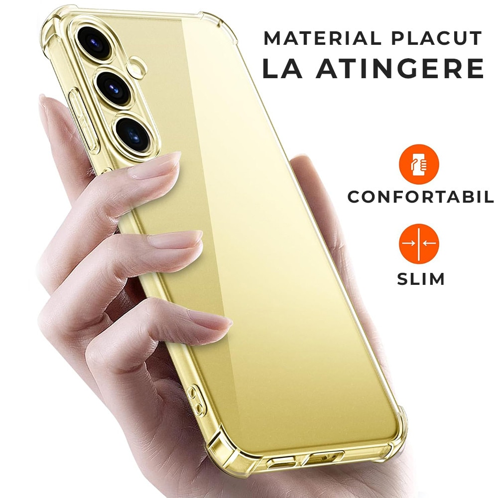 Husa pentru Samsung S26 Plus DaDen Antishock, Ultra Protection, Protectie colturi, Anti soc, Rezistenta la impact, Transparenta