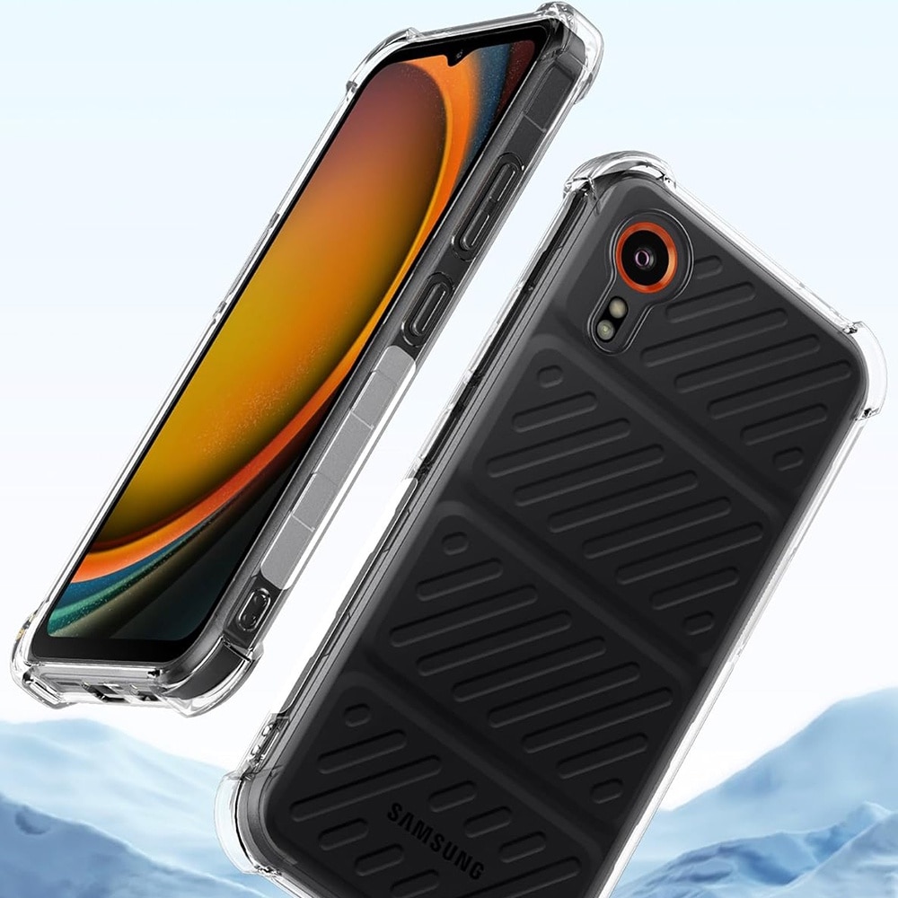 Husa protectie Mat-Tech compatibila cu Samsung Galaxy Xcover7, Protectie Camera, Colturi anti-soc, Decupaje Precise, Rezistenta la impact, Margini ridicate pentru protectia ecranului, Transparenta