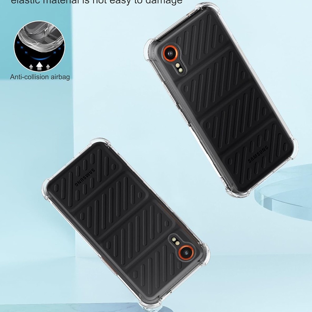 Husa protectie Mat-Tech compatibila cu Samsung Galaxy Xcover7, Protectie Camera, Colturi anti-soc, Decupaje Precise, Rezistenta la impact, Margini ridicate pentru protectia ecranului, Transparenta
