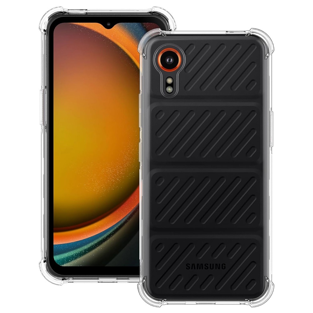 Husa protectie Mat-Tech compatibila cu Samsung Galaxy Xcover7, Protectie Camera, Colturi anti-soc, Decupaje Precise, Rezistenta la impact, Margini ridicate pentru protectia ecranului, Transparenta