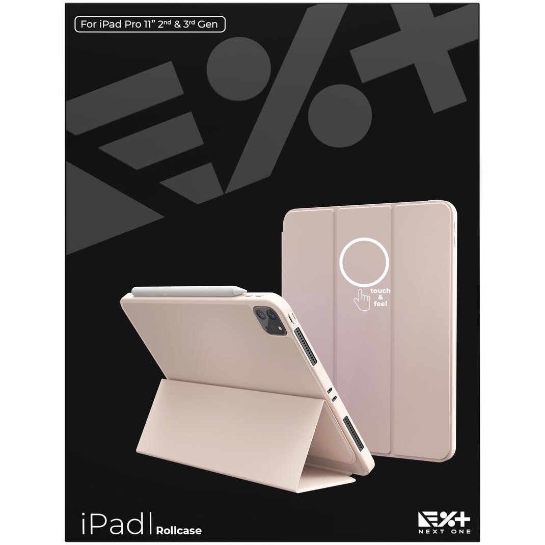 Husa de protectie Next One Rollcase pentru iPad 11inch, Ballet Pink