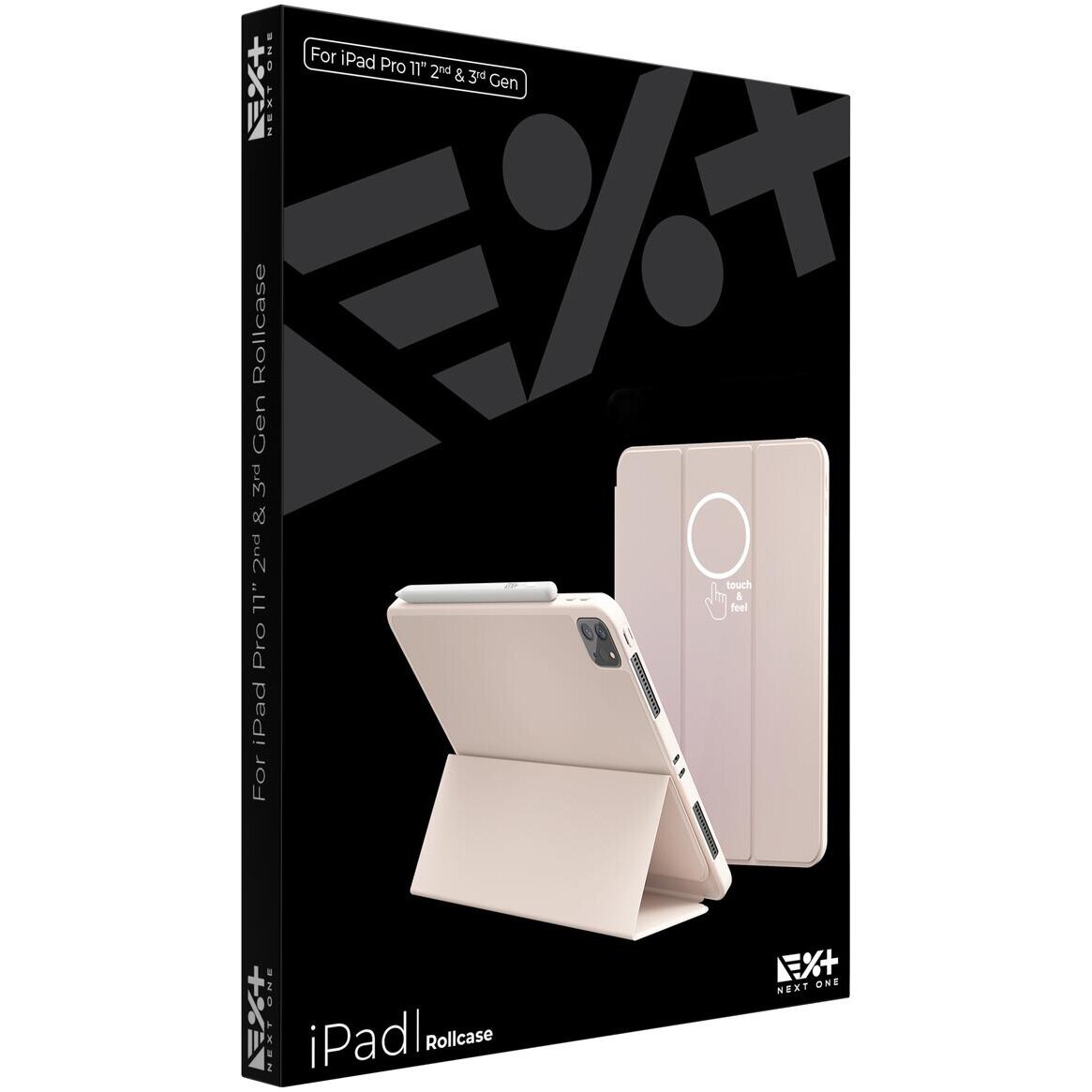 Husa de protectie Next One Rollcase pentru iPad 11inch, Ballet Pink